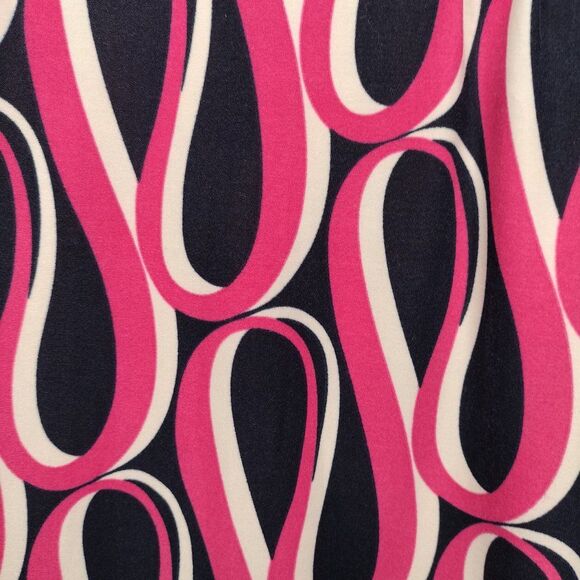 Cocomo Women's Plus Size 1X Pink Multi Color Pintuck 3/4 Sleeve Blouse Top - Picture 7 of 9